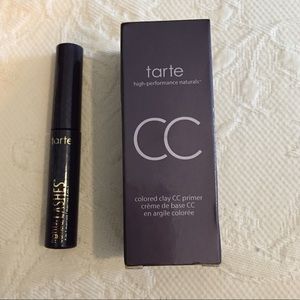 NIB tarte colored clay CC primer w/ bonus mascara
